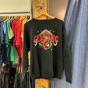 Vintage Ottawa Senators Black Sweater